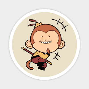 Tiny Mischievous Monkey King Magnet